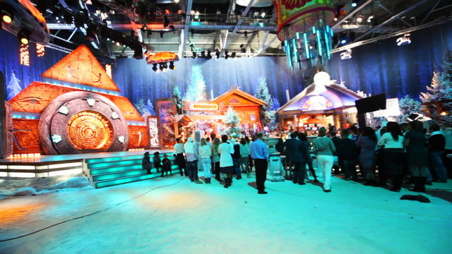 Shooting New Year TV show