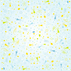 Template birthday background, vector