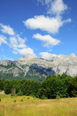 Naklejka premium Cholerne góry