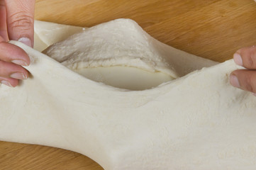 Preparazione pasta sfoglia