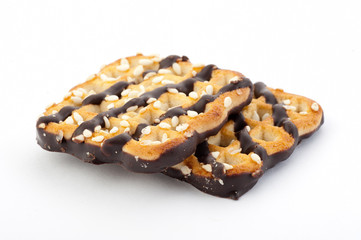 Cookies with chocolate