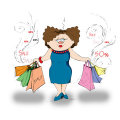 Shopping woman