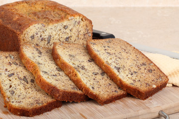 Sliced Nut Bread