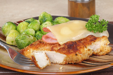 Stacked Chicken Cordon Bleu