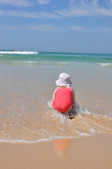 Mädchen am Meer