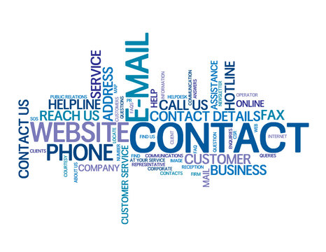 CONTACT Tag Cloud (support customer service hotline e-mail us)