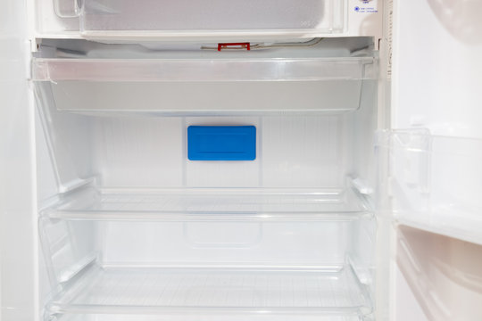 Open empty refrigerator
