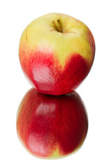 Apple with a red side