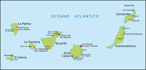 Kanarische Inseln - obrazy, fototapety, plakaty
