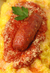 Polenta con salsiccia