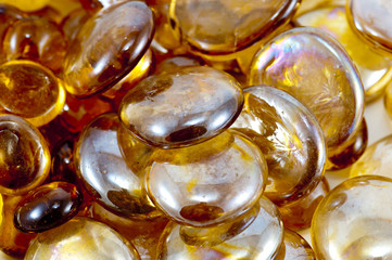 Glass pebbles