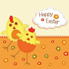 funny Easter background