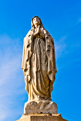 Virgin Mary statue