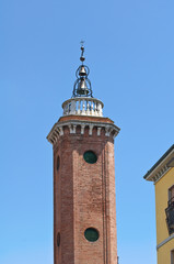 Clocktower. Comacchio. Emilia-Romagna. Italy.