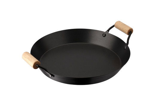 Kitchen Utensil: pan non stick, isolated on white background