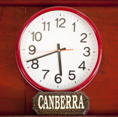 Obraz na płótnie Canvas Time zone clock