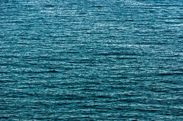 Beautiful blue water surface as a background texture