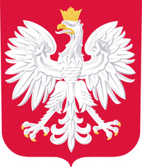 Coat of arms of Poland - obrazy, fototapety, plakaty