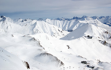 Berge im Winter