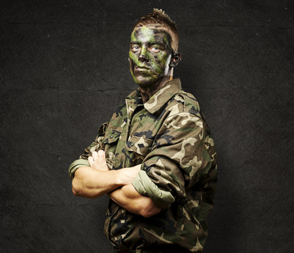 young soldier portrait