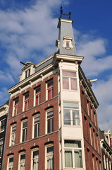 Fototapeta premium Amsterdam home facade