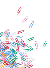 multicolored paper clips