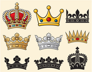 crown collection (set of crowns)
