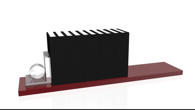 Estanteria con libros