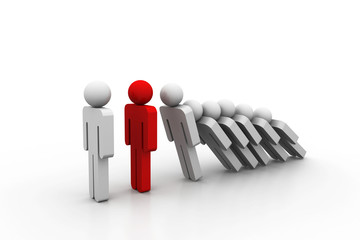 Concept of safety with strong leader