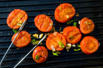 grilled tomatos