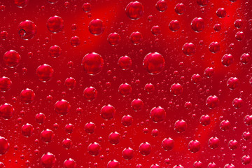 Fototapeta premium Abstract macro of water drops