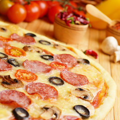 Pepperoni pizza