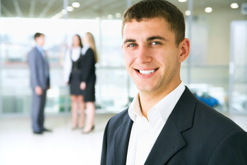 Fototapeta premium Young businessman