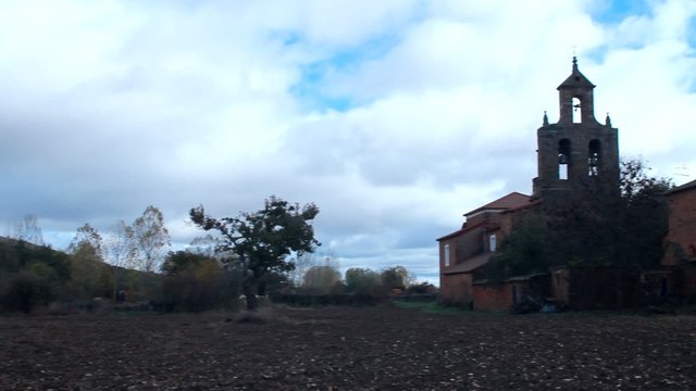 The field and the curch.