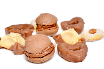 Sweet chocolate dessert