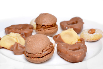 Sweet chocolate dessert