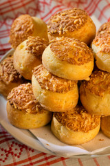 Traditonal hungarian cheese cakes - pogácsa