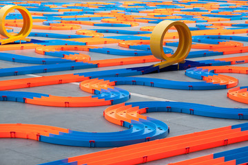 Car racing track in Bangkok