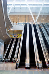 Fototapeta premium Escalator at Changi Airport