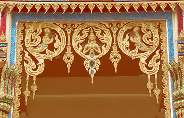 Obraz premium Stucco in the temple