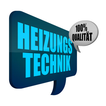 sprechblase v3 heizungstechnik 100% qualit&auml;t I