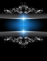 Background with glowing stars