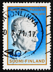 Postage stamp Finland 1970 Juho Kusti Paasikivi