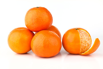 Mandarin fruits