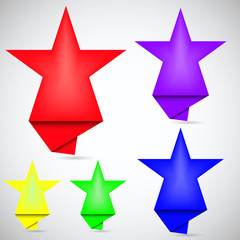 Vector star bubble speech