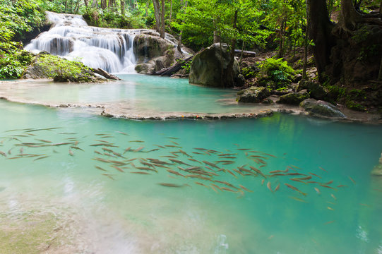 Eravan Waterfall, Kanchanabury, Thailand