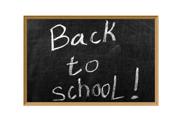 Fototapeta premium Back to School on a Blackboard