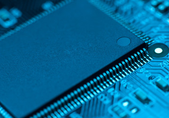 electronic circuit board with processor