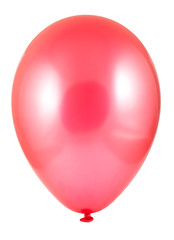 Single red balloon