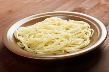 Close up spaghetti